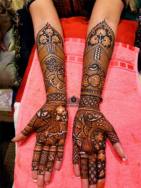 A stylish finger mehndi design, mehndi designs for fingers